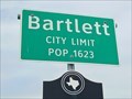 Image for Bartlett, TX - Population 1623