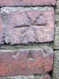 Image for Cut Mark, Corner of Private House, Placrug Avenue, Llanbadarn Road, Aberystwyth, Ceredigion, Wales, UK