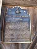 Image for Julian Pioneer Museum - Julian, CA