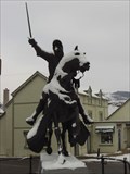 Image for Owain Glyndwr The Prince of Wales Statue, Corwen, Wales, UK
