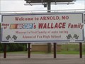 Image for Welcome to Arnold, MO - Home of NASCAR's Wallace Family