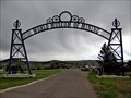 Image for World Museum of Mining Entrance Arch Silhouettes - Butte, MT