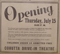 Image for The Cohutta Drive-In Theatre-South of Dalton, Georgia