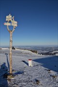 Image for Rozcestí na Snežce / Tourist sign on Snezka - Krkonose, CZ/PL