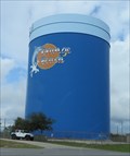 Image for Orange Beach Water Tower - Satellite Oddity - Gulf Shores, Alabama, USA.