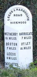 Image for Milestone - Harrogate Road, Harewood, Yorkshire, UK.