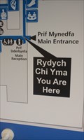 Image for Sign, Withybush Hospital, Haverfordwest, Pembrokeshire, Wales, UK