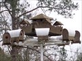 Image for Covered Wagons Around the Fort Birdhouse - Lawtey, FL