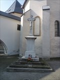 Image for Cross behind the Church of the Raising of the Holy Cross - Karvina, Czech Republic