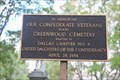 Image for Confederate Veterans Memorial - Greenwood Cemetery - Dallas, TX