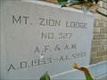 Image for 1933 - Mount Zion Lodge Masonic Temple - West Plains, Mo.