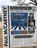 Image for Paul McCartney visits Route 66 - Arcadia, OK