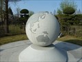 Image for Earth Globe at UN Memorial - Hannam University  -  Daejeon, Korea