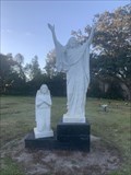 Image for Jesus with Kneeling Angel - Highland Memory Gardens - Apopka, Florida USA