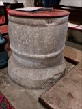 Image for Norman Font - St Cattwg - Llanmaes, Vale of Glamorgan, Wales.