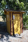 Image for MoPac RR depot outhouse -- Carona KS