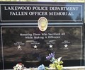 Image for Lakewood Police Department Fallen Officer Memorial