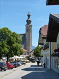 Image for Glockenturm der katholischen Pfarrkirche St. Mariä Himmelfahrt - Anger, Lk Berchtesgadener Land, Bayern, D