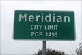 Image for Meridian, TX - Population 1493