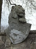 Image for Lion (left) -  park gate, Cardiff Castle,  Wales