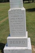 Image for James H. Beard Monument - Mansfield, LA