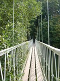 Image for Pedestrian Swing Bridge - Canford Magna, Wimborne, Dorset, UK