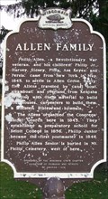 Image for Allen Family Historical Marker