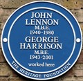 Image for John Lennon & George Harrison - Baker Street, London, UK