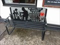 Image for "We will not forget" Bench by the "Black Star", Stourport-on-Severn, Worcestershire, England