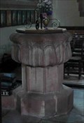Image for Stone Font, St Peter's Church, Astley, Worcestershire, England