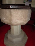 Image for Norman Baptismal Font - St Thomas Church - Monmouth, Wales.