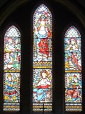 Image for Stained Glass Window - St Giles Church, Tadlow, Cambridgeshire, UK.