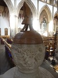 Image for Stone Font -  Llandaff Cathedral - Cardiff, Wales