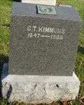 Image for G. T. Kimmons - Miriam Cemetery - Maryville, Mo.