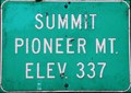 Image for Summit Pioneer Mt., Elev. 337 ft - Oregon