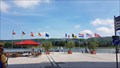 Image for Eleven flags at the rhine promenade Remagen, RP, Germany