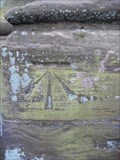 Image for Cut mark on the Tower of St.Nicholas' Church, Abotts Bromley, Staffordshire.