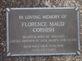 Image for 104 - Florence M Cornish, Cooranbong, NSW, Australia