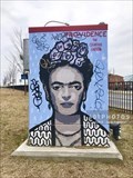 Image for Frida Kahlo and Coretta Scott King utility box by Ysanel Torres - Providence, Rhode Island