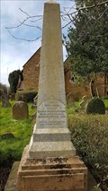 Image for Mary Ann Parker obelisk - All Saints - Great Bourton, Oxfordshire