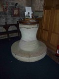 Image for Font, St Andrew's Church, Shelsley Walsh, Worcestershire, England