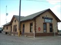 Image for Burlington Northern Santa Fe Railroad Depot - Newcastle Commercial District - Weston, Wyoming