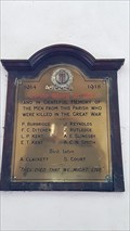 Image for Memorial Plaque - St Mary - Eastling, Kent