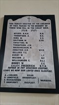 Image for Memorial Plaque - St Mary - Broomfleet, East Riding of Yorkshire
