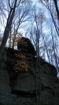 Image for Balanced Rock of Logan Falls - Marienville, Pennsylvania, USA