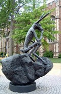 Image for Thinker On Rock - Washington University - St. Louis
