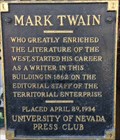 Image for Mark Twain - Virginia City, NV