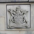 Image for Metropolitan Borough of Bradford Coat of Arms in Centenary Square –Bradford, UK