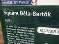 Image for Le square Bela Bartok - PAris - France