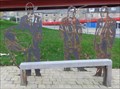 Image for Cycle Route Portrait Bench - Bradford, UK